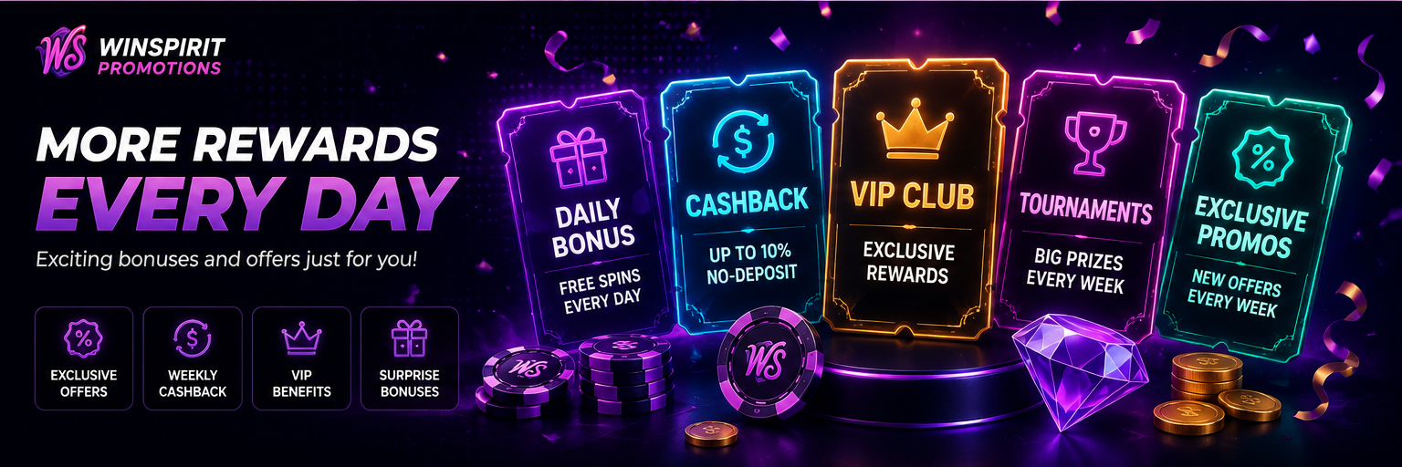 WinSpirit ongoing promotions